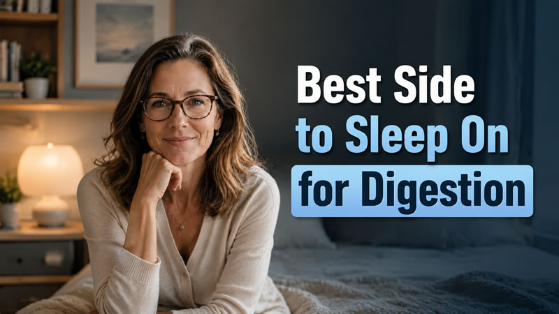 Best Side to Sleep On for Digestion: Why Left Side Reduces Reflux by 40–60% (and How to Actually Stay There)